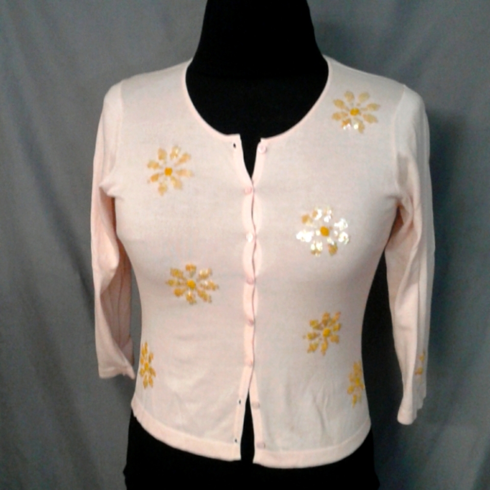 Alpha by Massimo Rebecchi sweater w sequence embellish